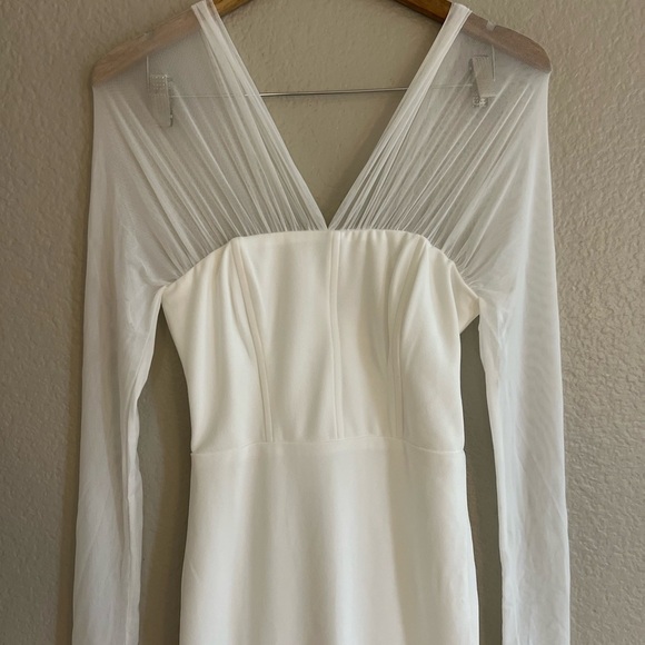 Forever Remarkable White Bustier Off-the-Shoulder Maxi Dress - Picture 4 of 8